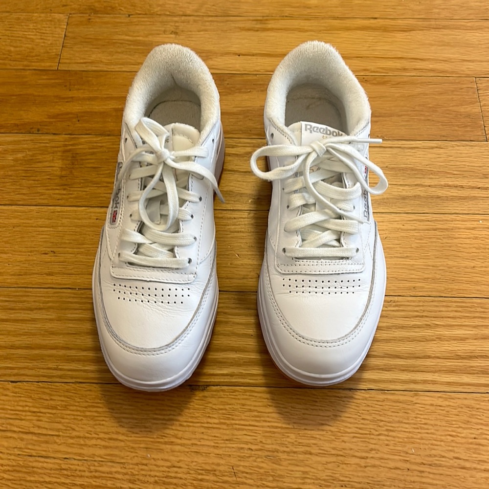 Reebok Club Double C white size 7